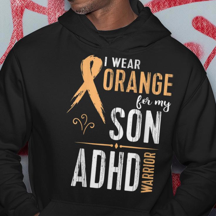 Adhd Awareness My Son Warrior Walk Run Hoodie Unique Gifts