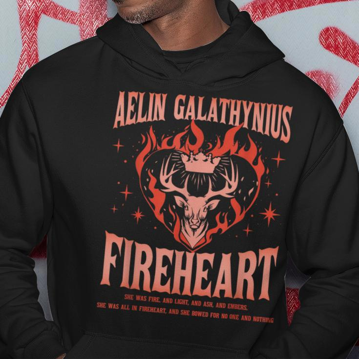 Aelin Galathynius Fireheart She Was Fire And Light And Ash Hoodie Funny Gifts