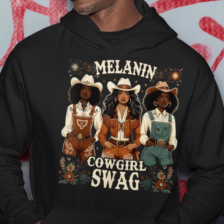 African Melanin Cowgirl Swag Melanin Cowgirls Black History Hoodie Unique Gifts