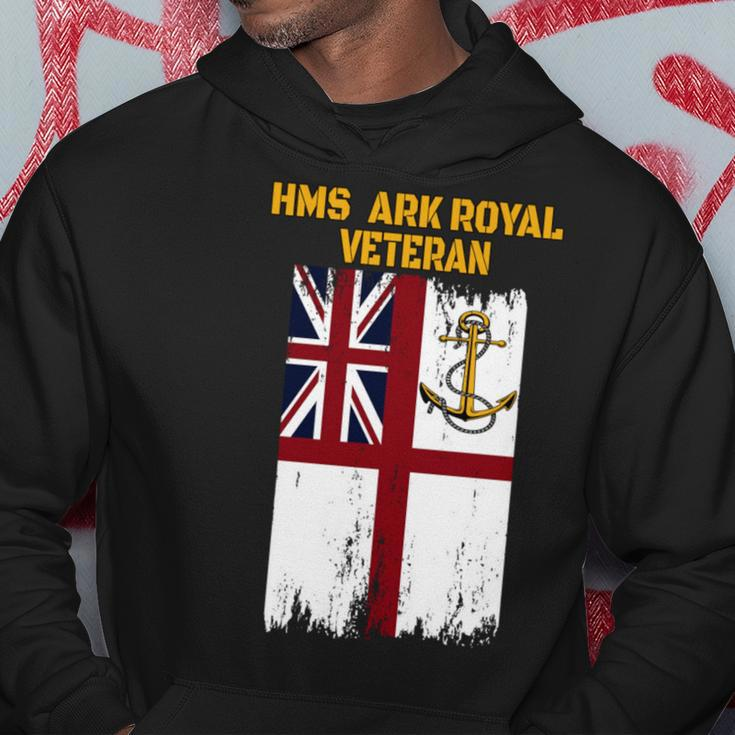 Aircraft Carrier Hms Ark Royal R07 Veterans Day Father's Day Hoodie Unique Gifts