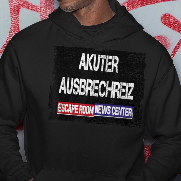 Akuter Ausbrechreiz Ernc Gray Hoodie Lustige Geschenke