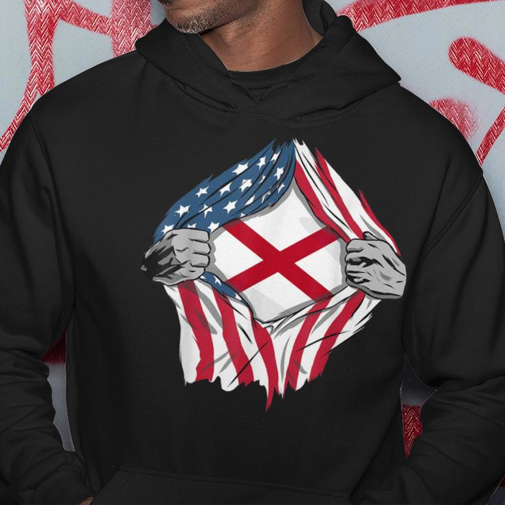 Alabama State Flag American Blood Inside Me Hoodie Unique Gifts