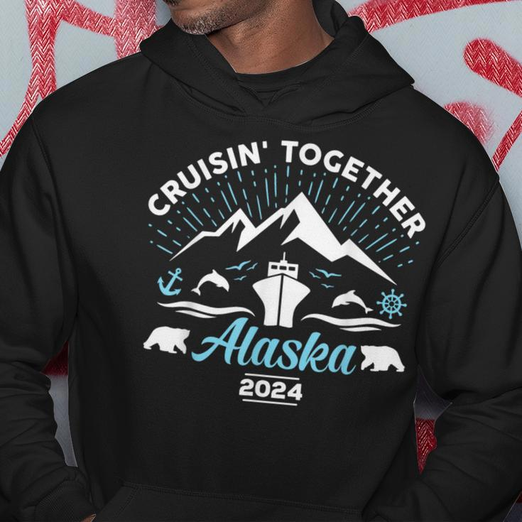 Alaska Cruise 2024 Family Friends Group Travel Matching Hoodie Personalized Gifts