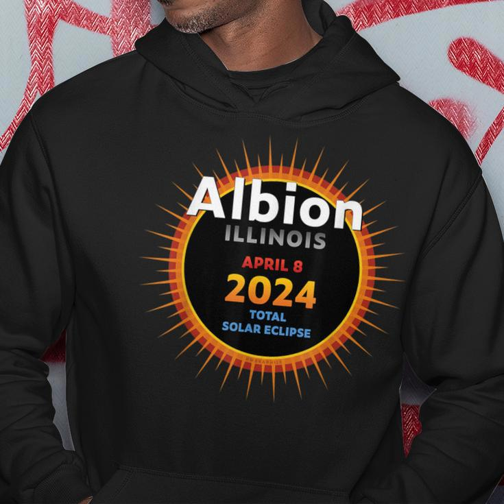 Albion Illinois Il Total Solar Eclipse 2024 2 Hoodie Unique Gifts