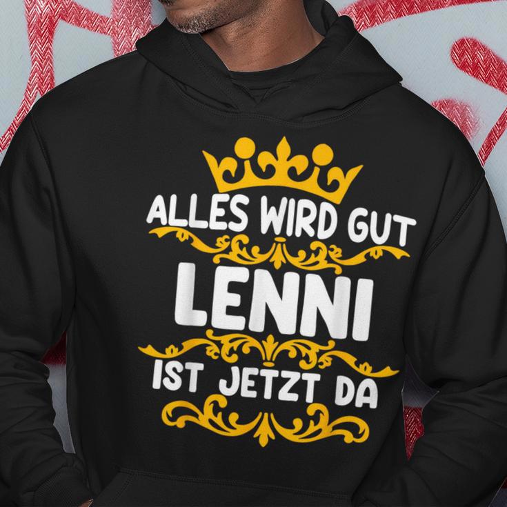 Alles Wird Gut Lenni Ist Da Hoodie Lustige Geschenke