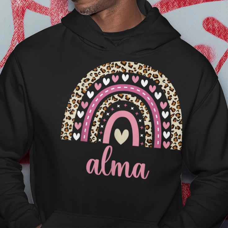 Alma Regenbogenorname Name Geburtstag Alma Hoodie Lustige Geschenke