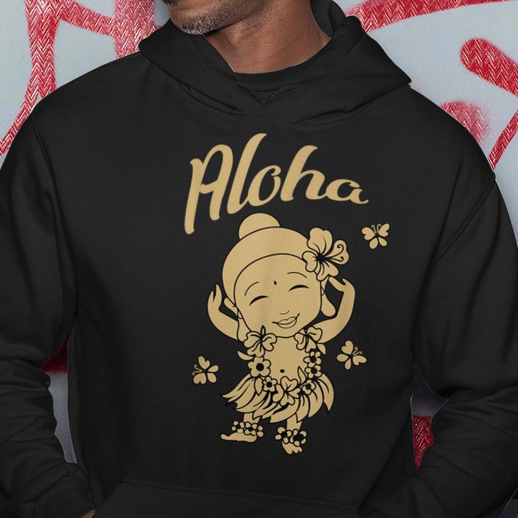 Aloha Buddha Hawaiian Buddhist Yoga Meditation Hoodie Unique Gifts