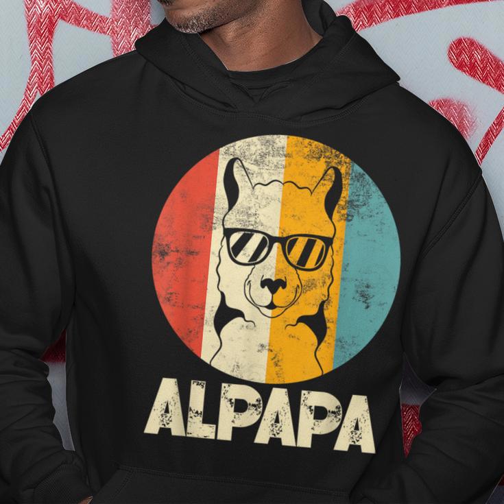 Alpa Alpaca Papa Hoodie Lustige Geschenke