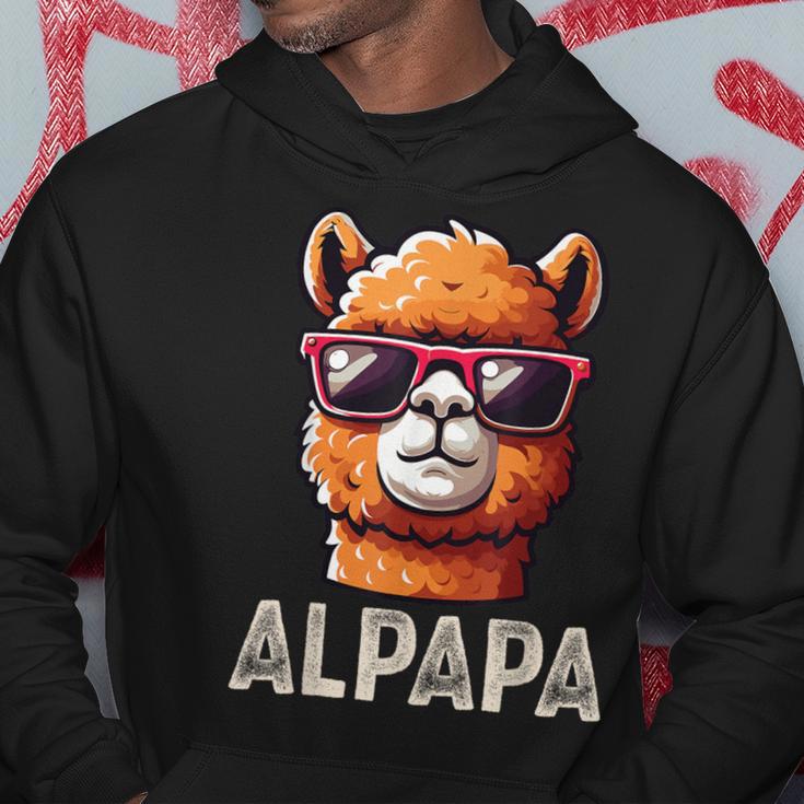 Alpapa Alpaka Lamaatertagsgeschenk Papa Spruchatertag Kapuzenpullover Lustige Geschenke