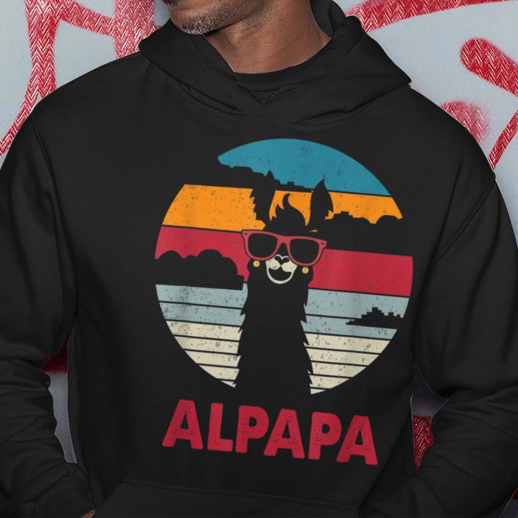 Alpapaatertag Bester Papa Alpaka Werdender Papa Geschenk Kapuzenpullover Lustige Geschenke