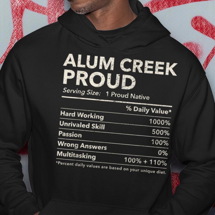 Alum Creek West Virginia Proud Nutrition Facts Hoodie Unique Gifts