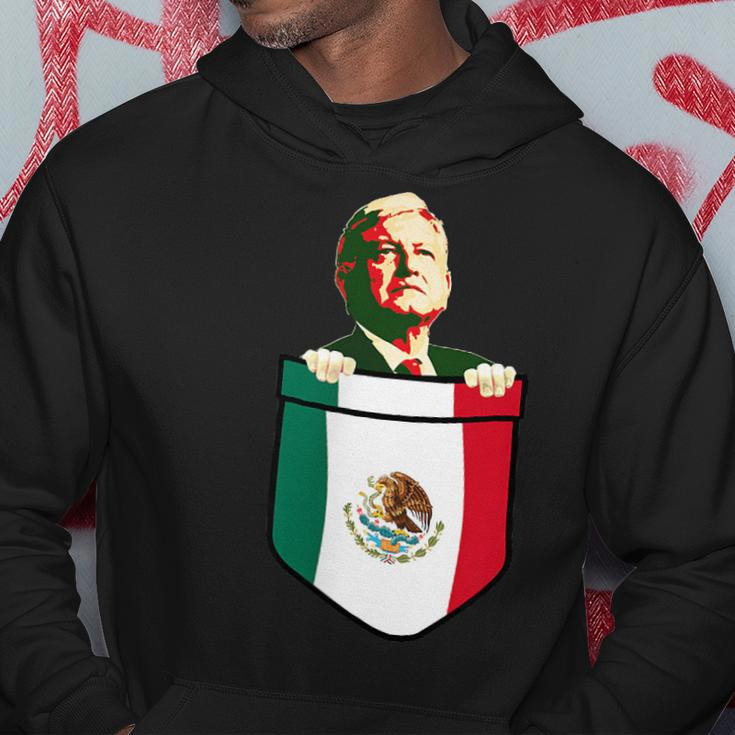 Amlo President Of Mexico In My Pocket Hoodie Unique Gifts