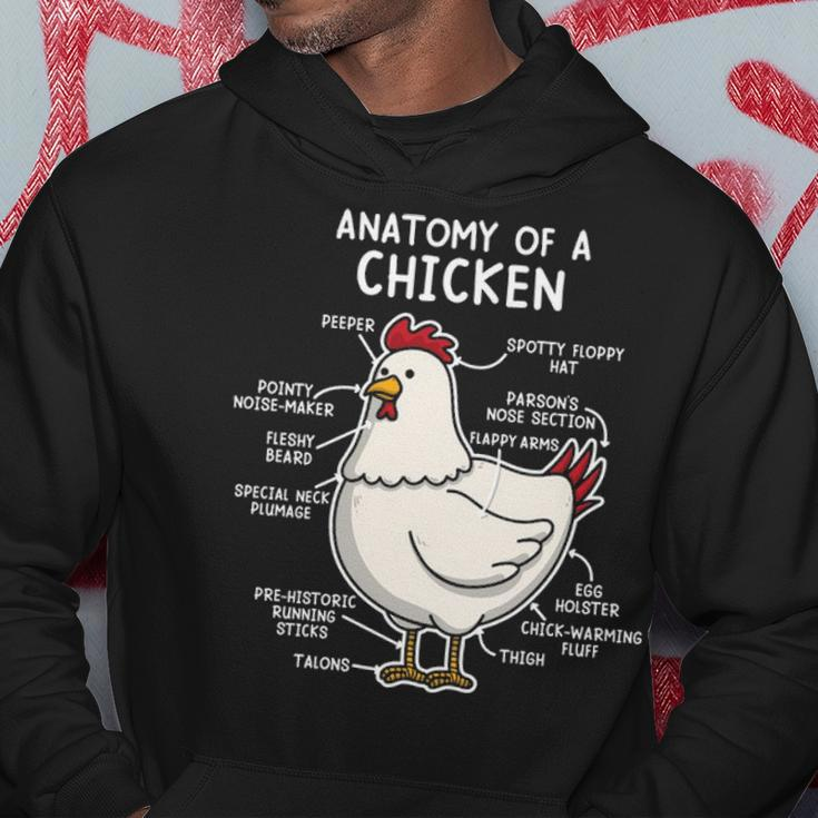 Anatomy Of A Chicken Country Farm Women Girl Hoodie Unique Gifts