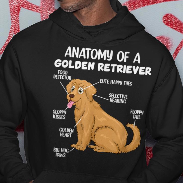 Anatomy Of A Golden Retriever Hoodie Lustige Geschenke