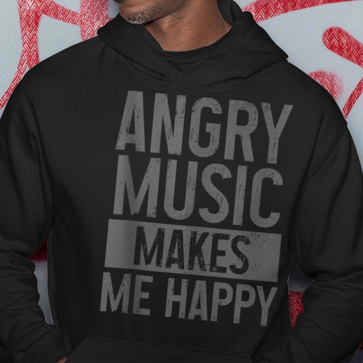 Angry Music Heavy Metal Death Metal Metalhead Metal Fan Hoodie Unique Gifts