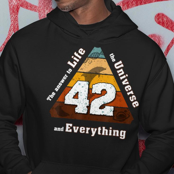 The Answer To Life The Universe And Everything Is Simple 42 Hoodie Unique Gifts