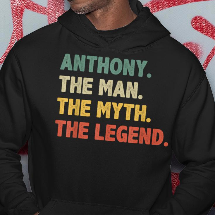 Anthony The Man The Myth The Legend Vintage For Anthony Hoodie Unique Gifts