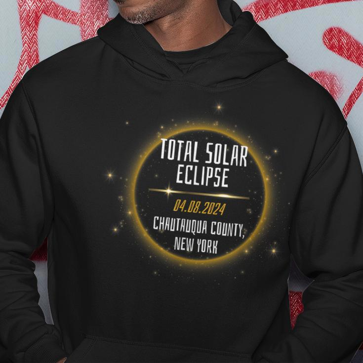 April 8Th 2024 Total Solar Eclipse Chautauqua County Ny Hoodie Unique Gifts