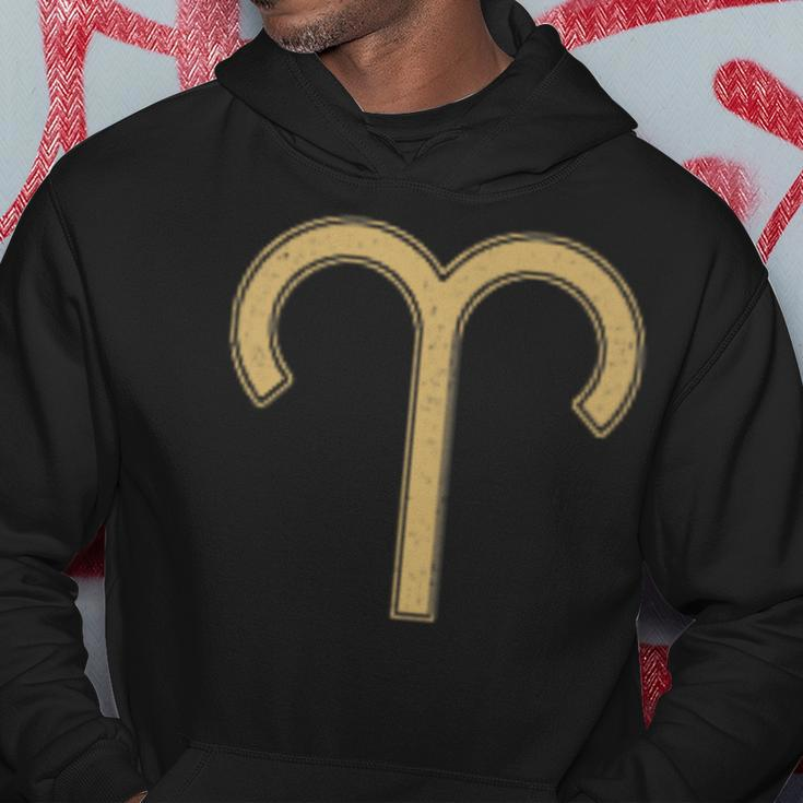 Aries Astrological Symbol Ram Zodiac Sign Hoodie Unique Gifts