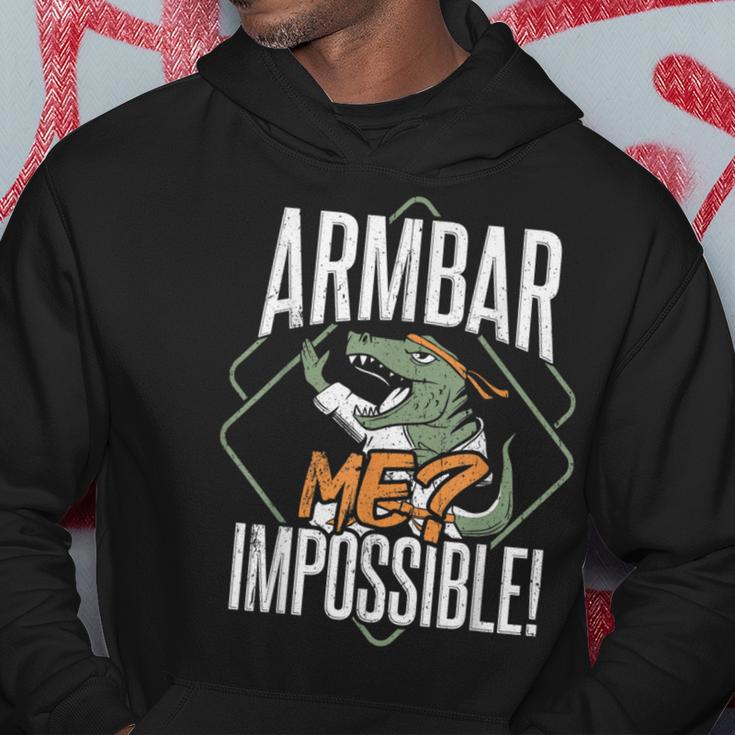 Armbar Me Impossible Strong Dinosaur Hoodie Unique Gifts