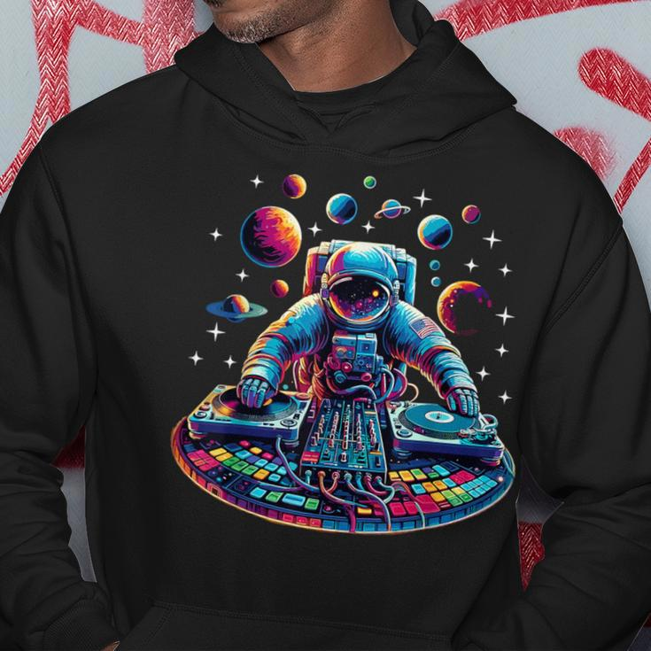 Astronaut Dj Planets Djing In Space Hoodie Unique Gifts