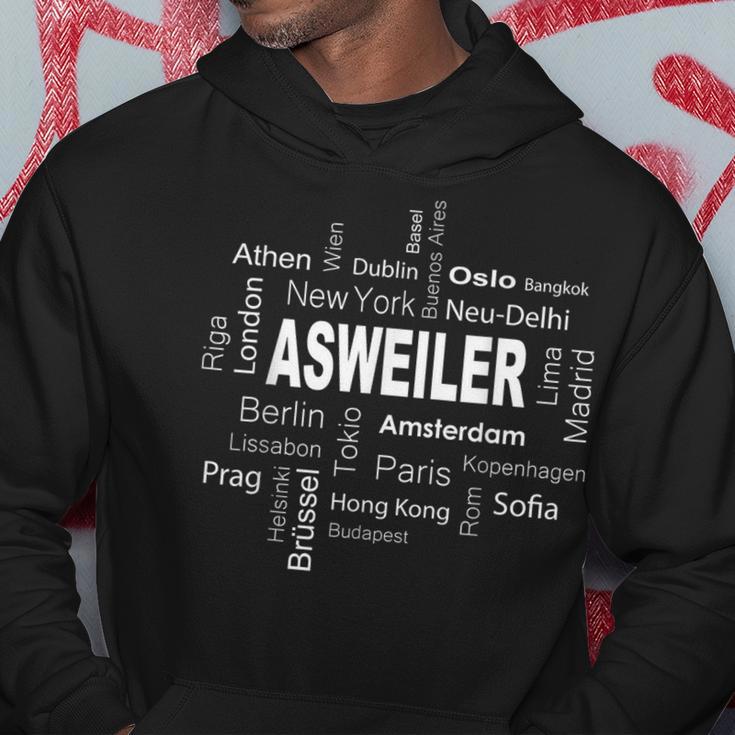 Asweiler Meine Hauptstadt Asweiler New York Berlin Hoodie Lustige Geschenke