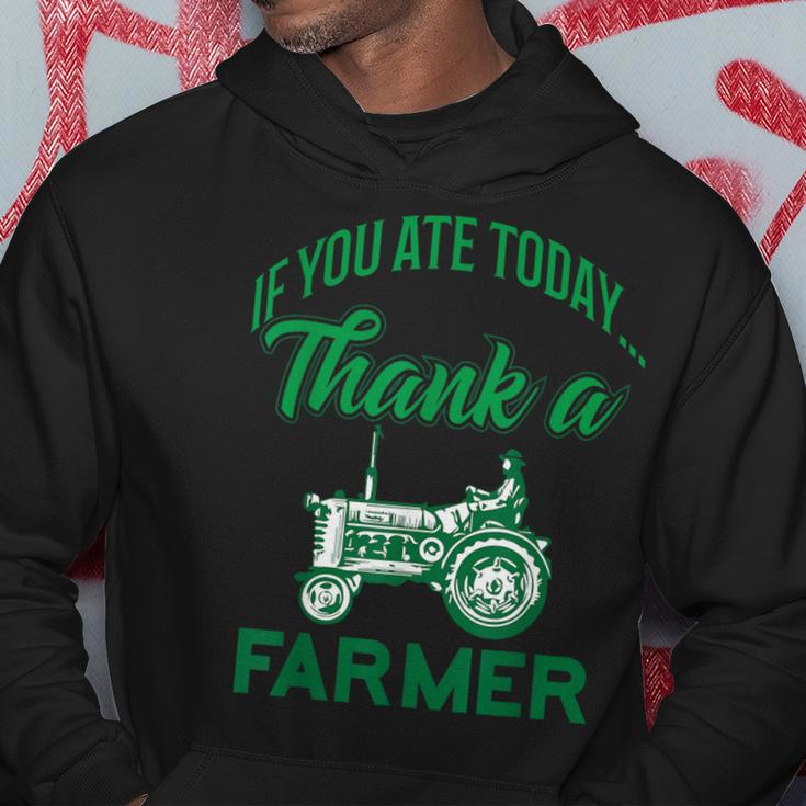 If You Ate Today Thank A Farmer Support Your Local Farm Hoodie Unique Gifts