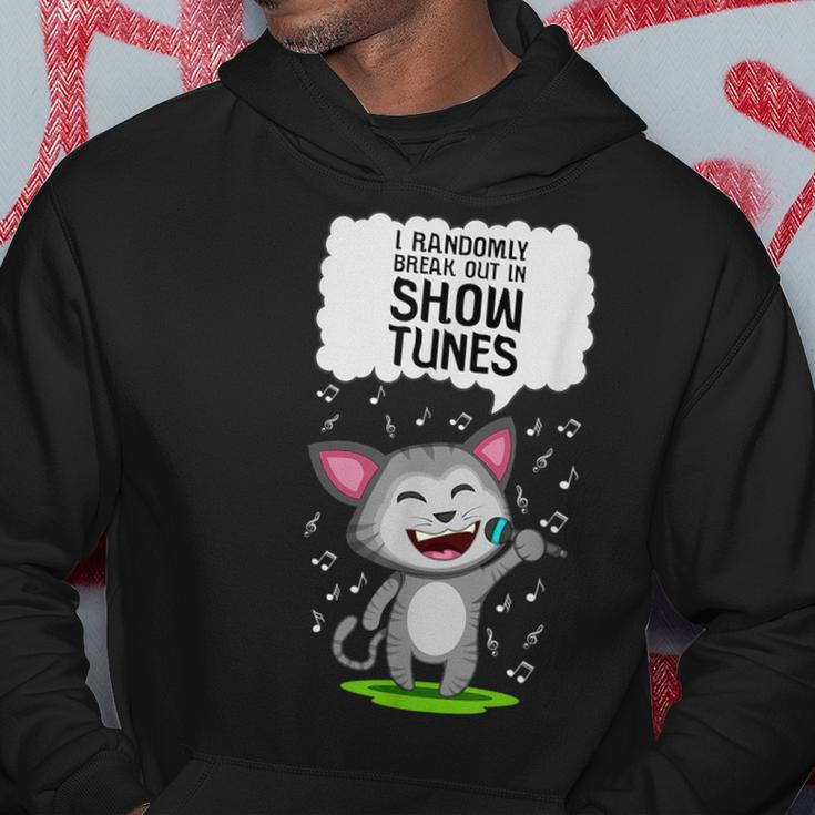 Theater Broadway Cat I Show Tunes Musical Hoodie Unique Gifts