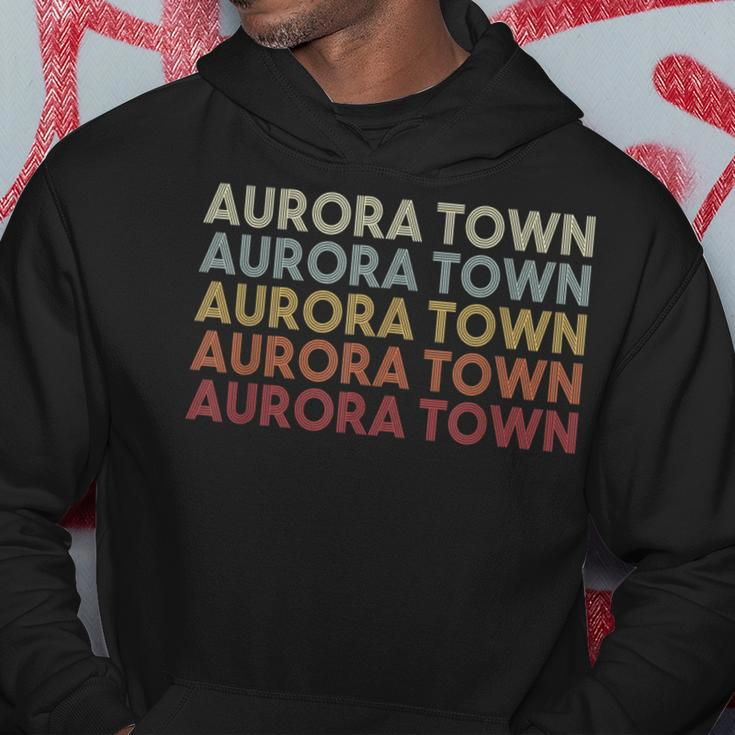 Aurora Town New York Aurora Town Ny Retro Vintage Text Hoodie Unique Gifts