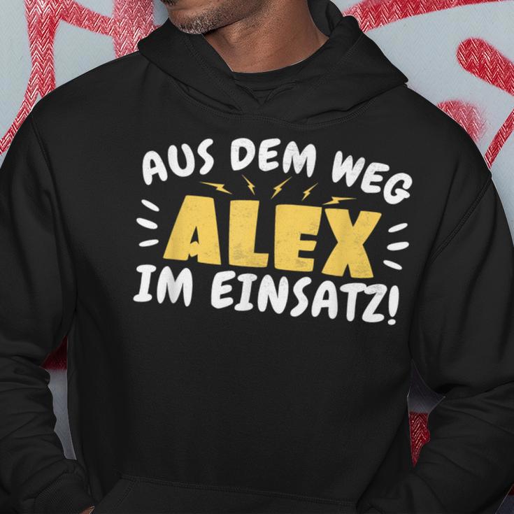 Aus Dem Weg Alex Im Einsatz Name Alex Hoodie Lustige Geschenke