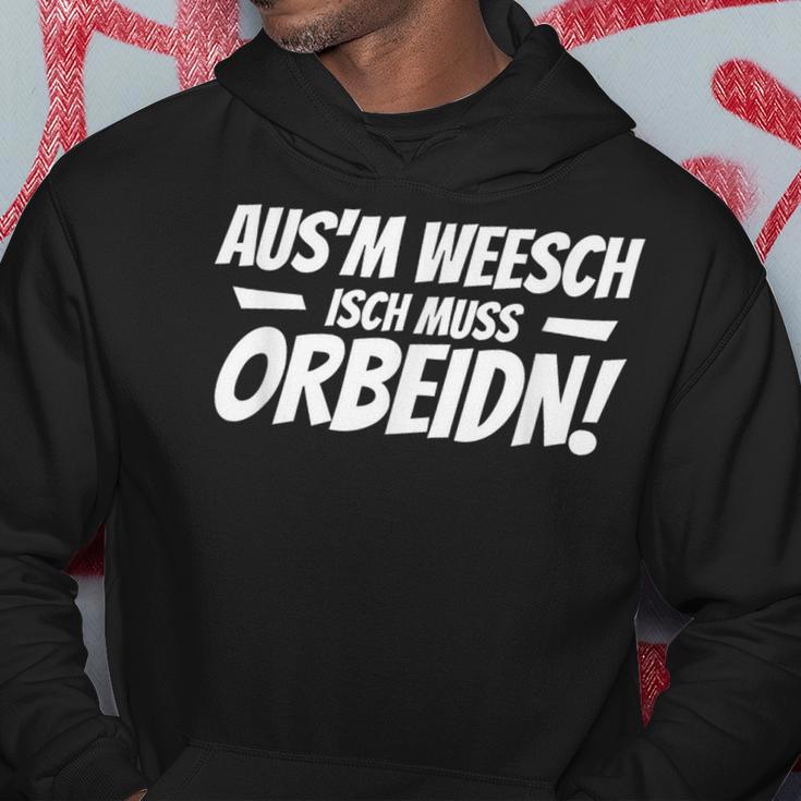 Aus dem Weg, ich muss arbeiten - Saxon Motiv Hoodie für Berufstätige Lustige Geschenke