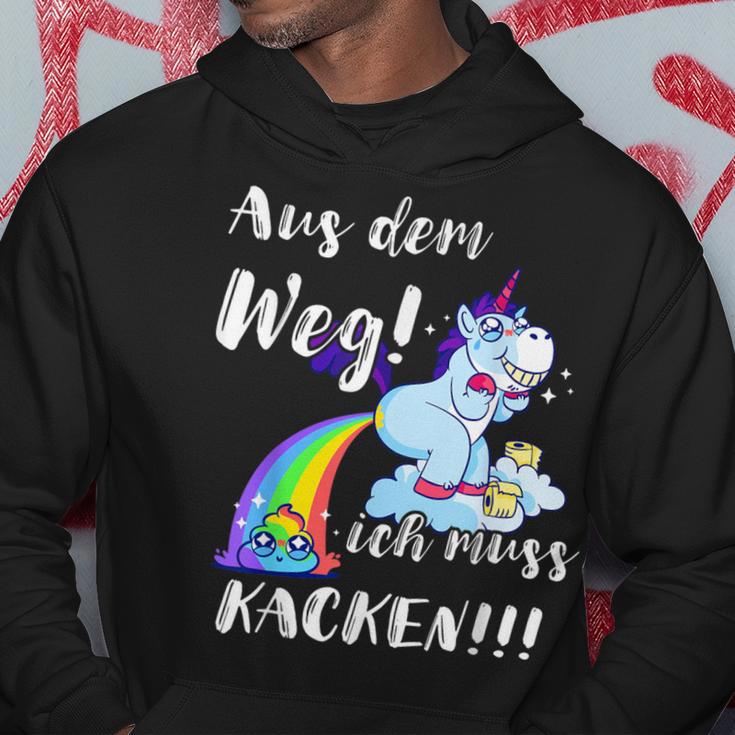 Aus Dem Weg Ich Muss Kacken With Kacken Hoodie Lustige Geschenke