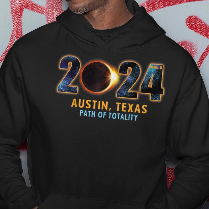 Austin Texas Total Solar Eclipse 2024 Hoodie Unique Gifts