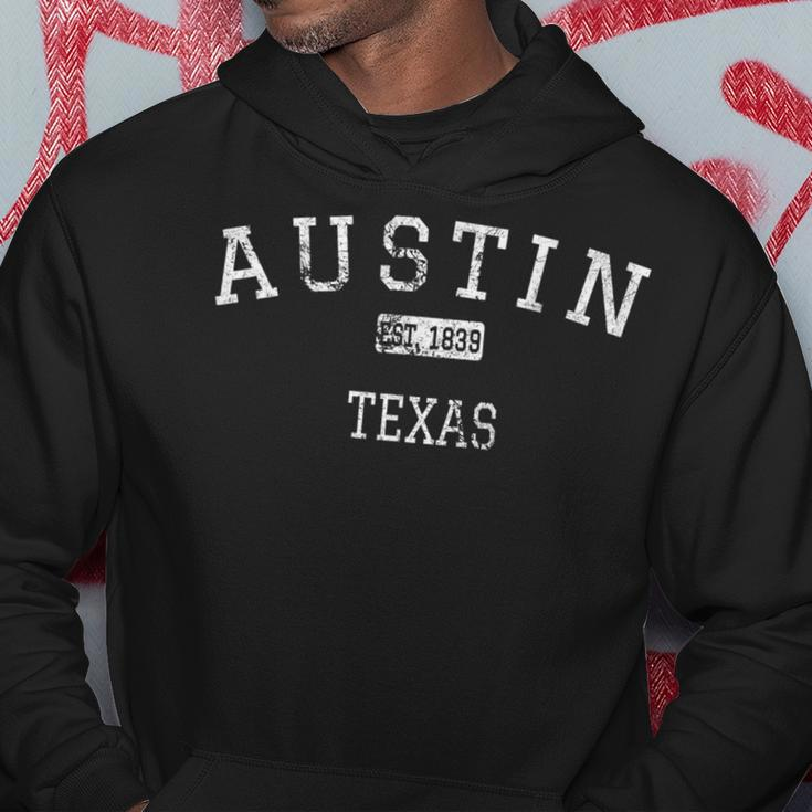 Austin Texas Tx Vintage Hoodie Unique Gifts