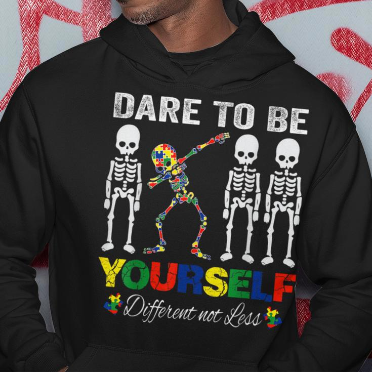 Autism Awareness Dare To Be Yourself Different Not Less Hoodie Unique Gifts