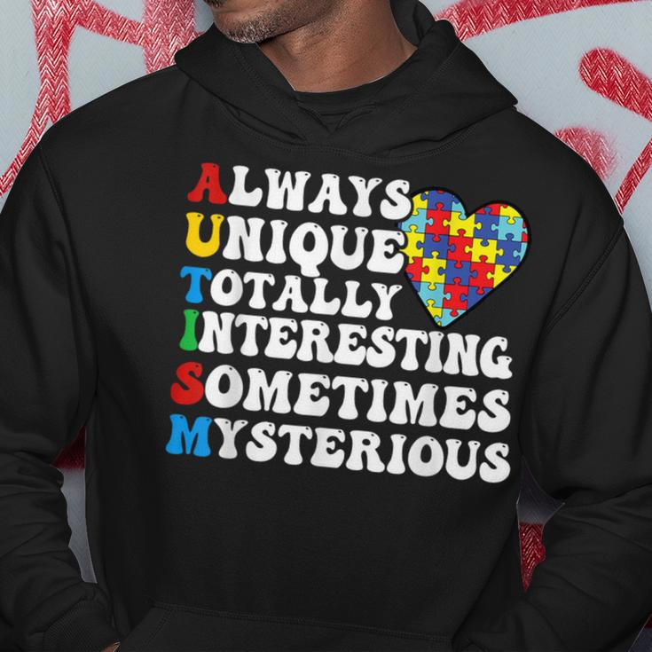 Autism Awareness Support Saying With Puzzle Pieces Hoodie Unique Gifts