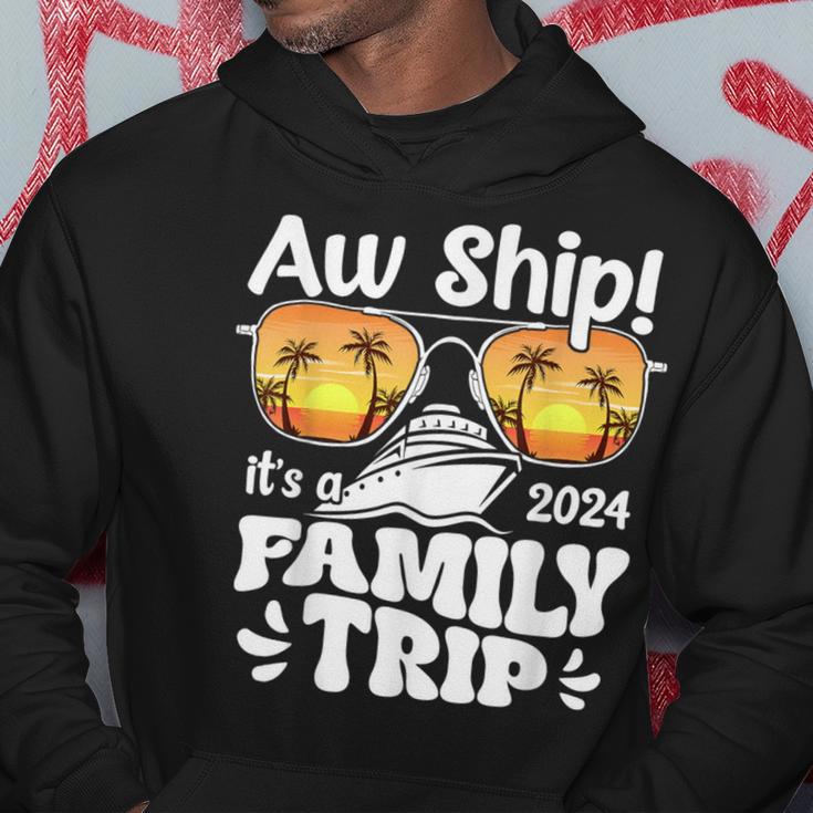 Aw Ship It's A Family Trip 2024 Family Cruise Squad Matching Hoodie ...