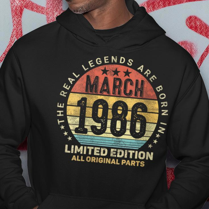 Awesome March 1986 Vintage 38Th Birthday Made In 1986 Hoodie Unique Gifts