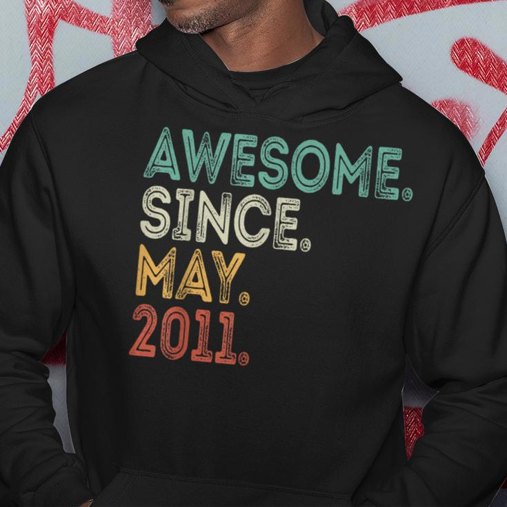 Awesome Since May 2011 13Th Birthday Boy 13 Years Old Hoodie Personalized Gifts