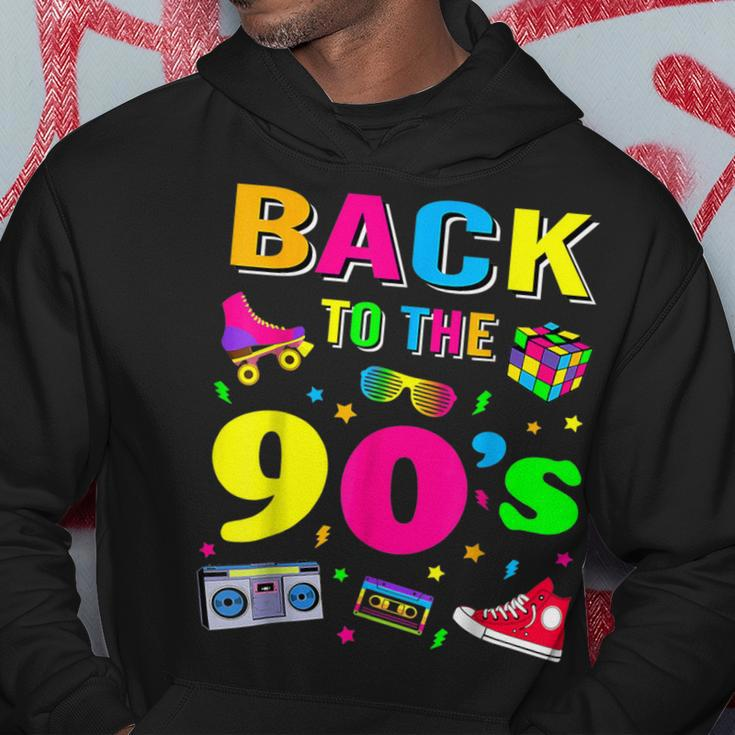 Back To 90'S 1990S Vintage Retro Nineties Costume Party Hoodie Funny Gifts