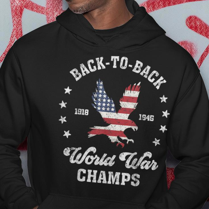 Back-To-Back World War Champs 4Th Of July Hoodie Unique Gifts
