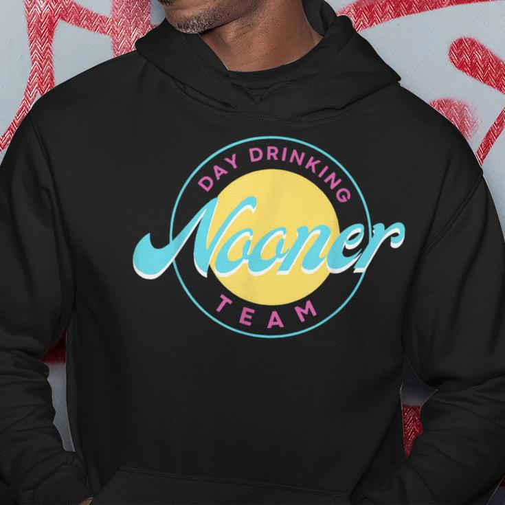 Bad Day To Be A Nooner Day Drinking Nooner Team Hoodie Funny Gifts