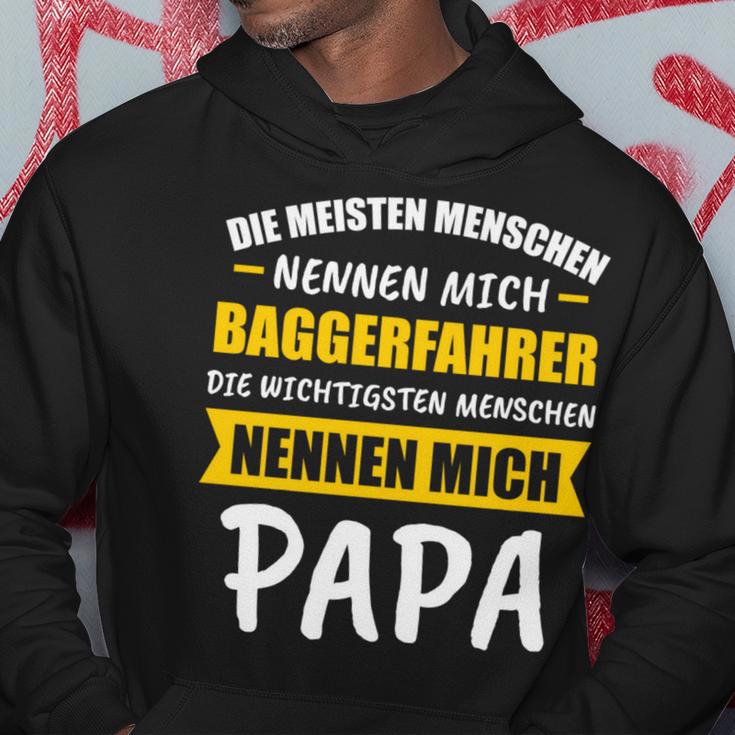 Bagger Baggerfahrer Baggerführer Papa Spruch Geschenk Kapuzenpullover Lustige Geschenke