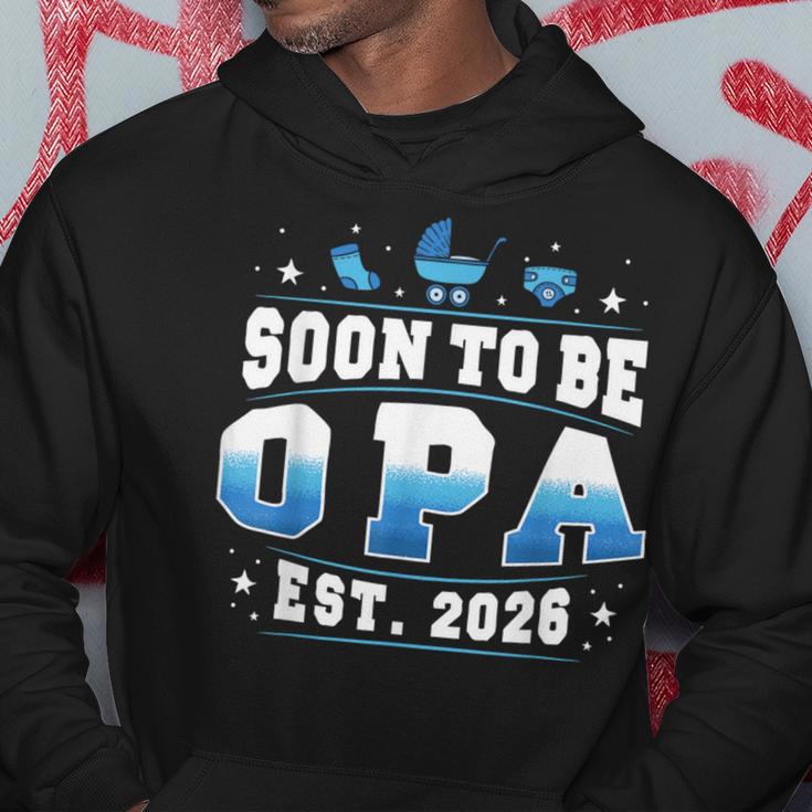 Bald Opa 2026 Neue Papa Schwangerschaft Enthüllen Kapuzenpullover Lustige Geschenke