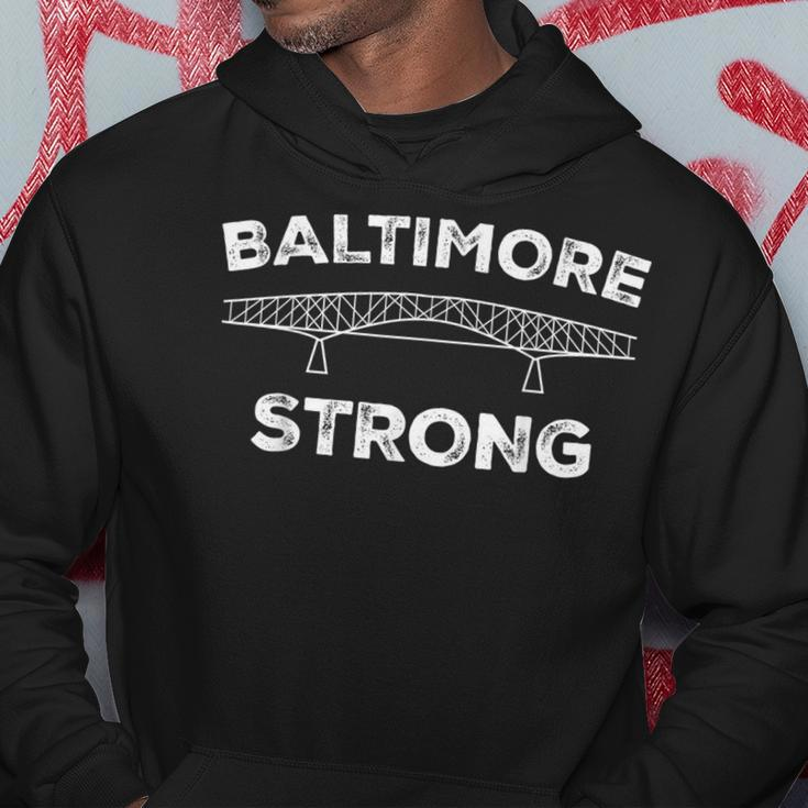 Baltimore Bridge Pray For Baltimore Baltimore Strong Hoodie Unique Gifts