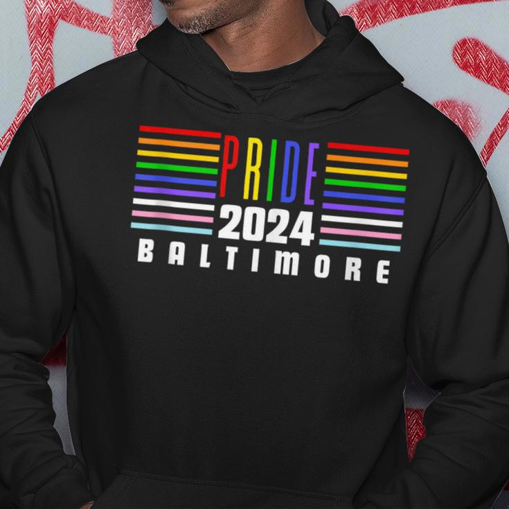 Baltimore Gay Pride Parades And Events Lgbtqia Flag Colors Hoodie Unique Gifts