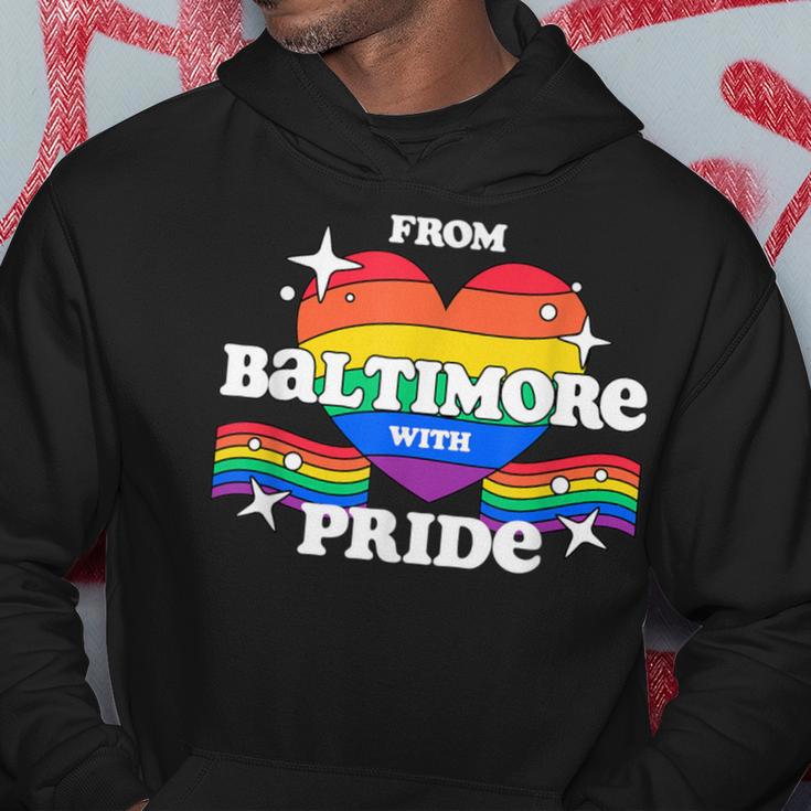 From Baltimore With Pride Lgbtq Gay Lgbt Homosexual Hoodie Unique Gifts