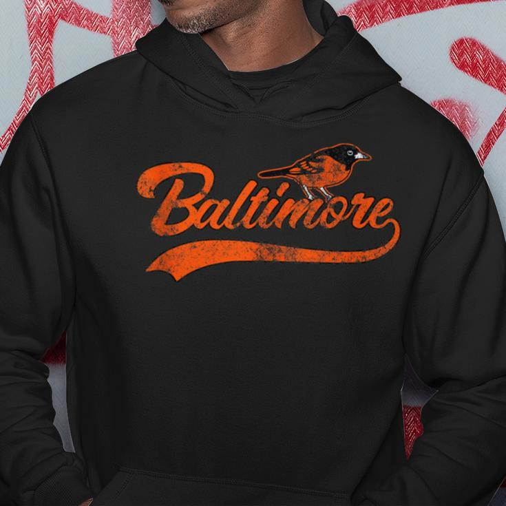 Baltimore Retro Vintage Baseball Classic Maryland Hoodie Unique Gifts