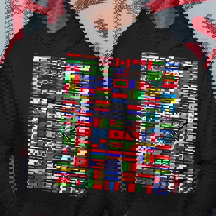 Banderas De Todos Los Países Del Mundo 287 Bandera Internacional Sudadera Regalos divertidos