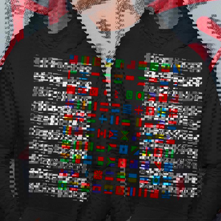 Banderas Internacionales Del Mundo Banderas Mapa Del Mundo Sudadera Regalos divertidos
